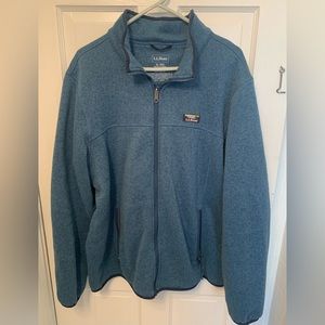 L.L. Bean Full Zip Men’s Sweater/Pullover, Size XL